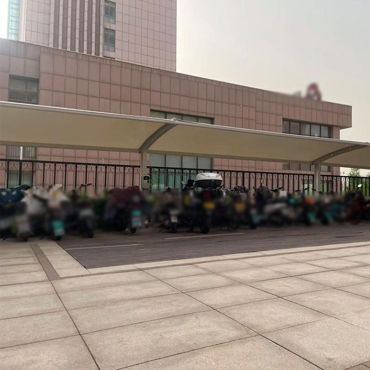 饶阳县膜结构电动车棚